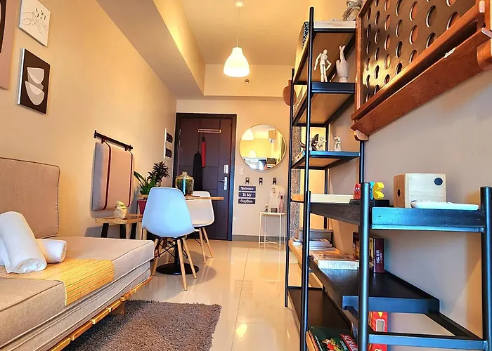 Spacious Cozy Unit Steps Away From Major Malls With Parking And Washer Dryer For Family, Long And Wfh Manila